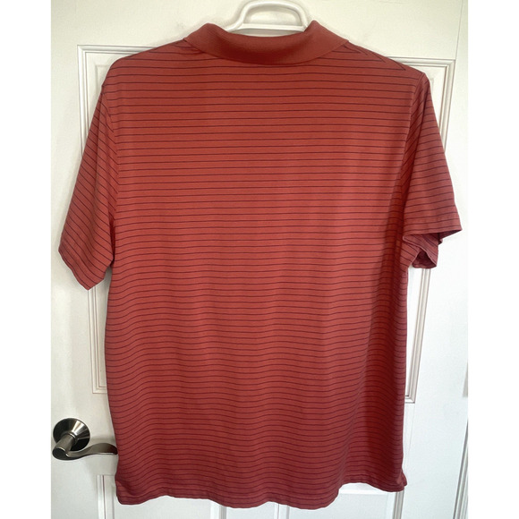 LL Bean Men's Striped Polo Shirt Sz L Traditional Fit Pima Cotton Casual Comfort - Picture 8 of 12